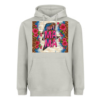 Moon Dust girl mama thunder with flowers Heavyweight Hoodie - TumblerDesignByShophia