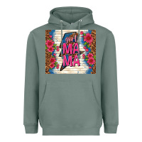 Sage girl mama thunder with flowers Heavyweight Hoodie - TumblerDesignByShophia