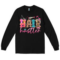 Black hair hustler Long Sleeve Tee - MaliasSmallBusiness