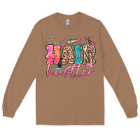 Toasted Coconut hair hustler Long Sleeve Tee - MaliasSmallBusiness