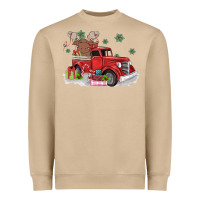 Mushroom christmas truck Heavyweight Sweatshirt - MaliasSmallBusiness