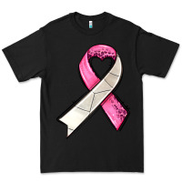 Black breast cancer sport ribbons Premium Tee - AdoDesignShop