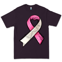 Plum breast cancer sport ribbons Premium Tee - AdoDesignShop