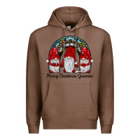 Chestnut merry Christmas Gnomes Rainbow Premium Hoodie - JahusDesignShop