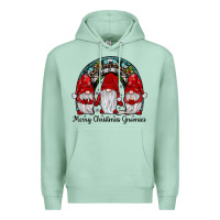 Seafoam merry Christmas Gnomes Rainbow Premium Hoodie - JahusDesignShop