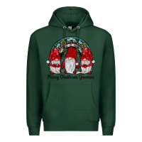Sports Green merry Christmas Gnomes Rainbow Premium Hoodie - JahusDesignShop