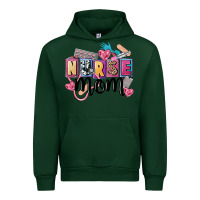 Forest Green nurse mom Urban Hoodie - FaDigitalArtStudio
