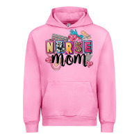 Fuchsia Pink nurse mom Urban Hoodie - FaDigitalArtStudio