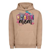 Pigment Burro nurse mom Urban Hoodie - FaDigitalArtStudio