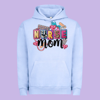 Nurse Mom Urban Hoodie Designed By Fadigitalartstudio