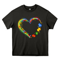 Asphalt autism heart Heavy Core Tee - JahusDesignShop