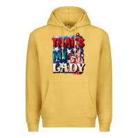 Antique Gold thats my lady 4th of july Premium Hoodie - CowGirlArtShop