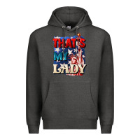 Charcoal Heather thats my lady 4th of july Premium Hoodie - CowGirlArtShop
