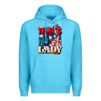 Ocean Blue thats my lady 4th of july Premium Hoodie - CowGirlArtShop