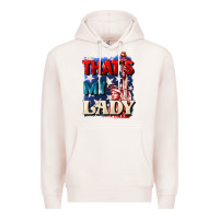 Pale Pink thats my lady 4th of july Premium Hoodie - CowGirlArtShop