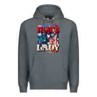 Rock thats my lady 4th of july Premium Hoodie - CowGirlArtShop