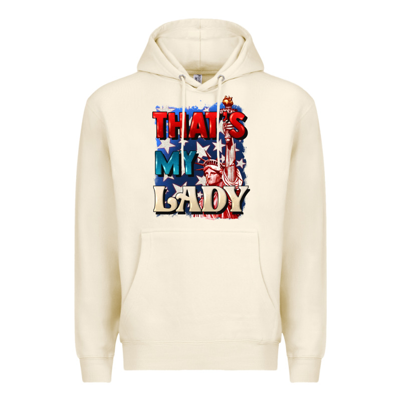 Thats My Lady 4th Of July Premium Hoodie by CowGirlArtShop | Teevron