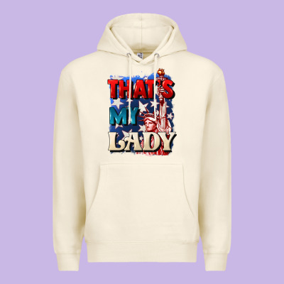 Thats My Lady 4th Of July Premium Hoodie Designed By Cowgirlartshop