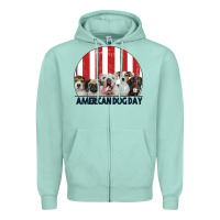 Seafoam American Dog Day Zipper Hoodie - Bettercallsaul