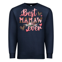 Navy best mamaw ever mother's day Premium Sweatshirt - CowGirlArtShop