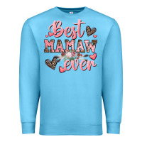 Ocean Blue best mamaw ever mother's day Premium Sweatshirt - CowGirlArtShop