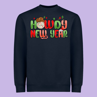 Howdy New Year Heavyweight Sweatshirt Designed By Maliassmallbusiness