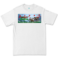 White merry christmas with santa sleigh Premium Tee - BundleAndBundleShop