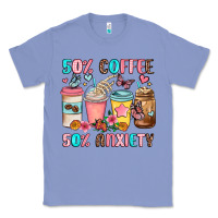 Colony Blue half teacher half coffee Classic Tee - JahusDesignShop