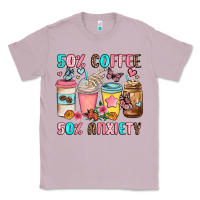 Lilac half teacher half coffee Classic Tee - JahusDesignShop