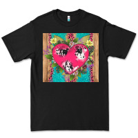 Black v.d cow and heart Premium Tee - AdoDesignShop