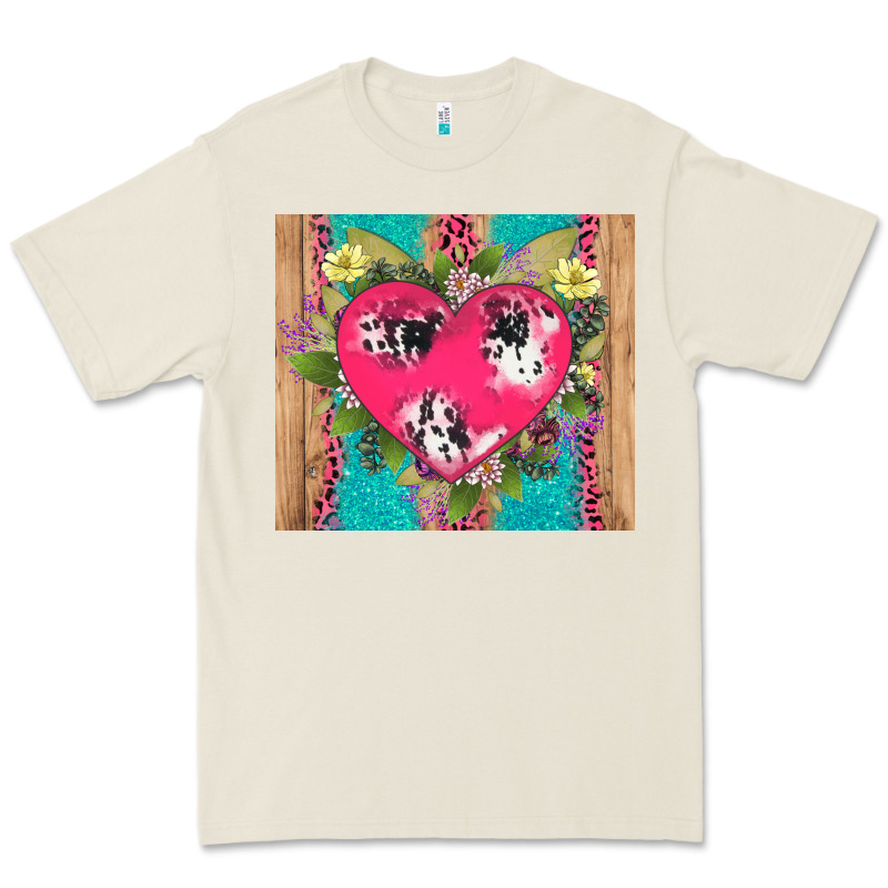 V.d Cow And Heart Premium Tee by AdoDesignShop | Teevron