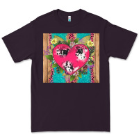 Plum v.d cow and heart Premium Tee - AdoDesignShop