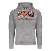 Cloud Rock Peace Love Dalmatians Vintage Hoodie - Jasminsmagicworld