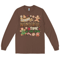 Chestnut wonderful time Long Sleeve Tee - MaliasSmallBusiness