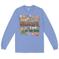 Colony Blue wonderful time Long Sleeve Tee - MaliasSmallBusiness