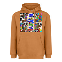 Meerkat autism mom puzzle ribbon Heavyweight Hoodie - TumblerDesignByShophia
