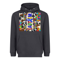 Smoke autism mom puzzle ribbon Heavyweight Hoodie - TumblerDesignByShophia