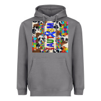Storm autism mom puzzle ribbon Heavyweight Hoodie - TumblerDesignByShophia