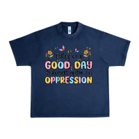 Navy today is a good day to disrupt systems of oppressi Urban Heavy Tee - MaliasSmallBusiness