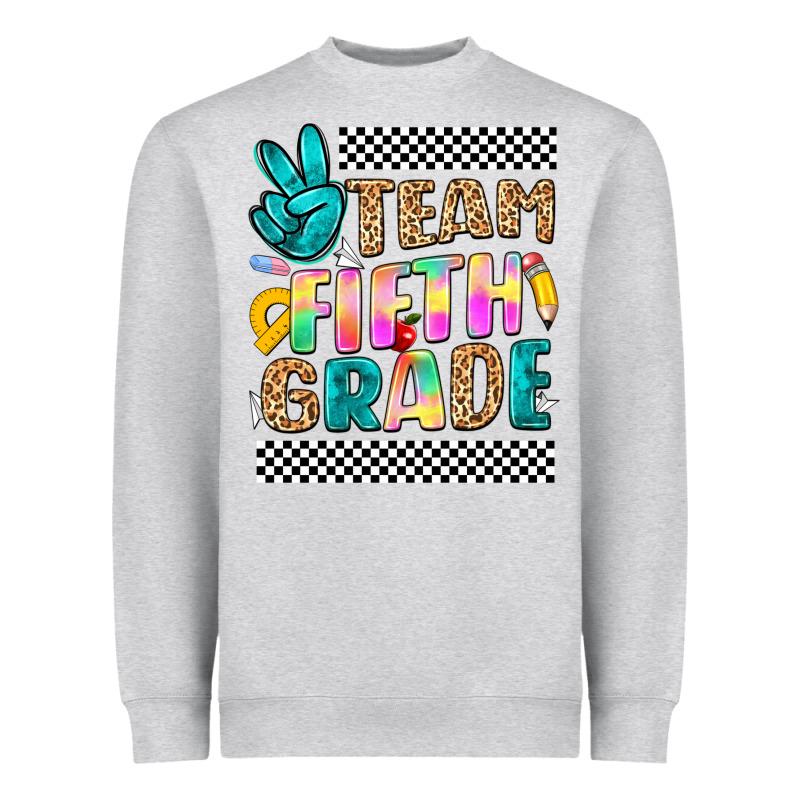 Team Fifth Grade Heavyweight Sweatshirt by NancyCooperArtShop | Teevron
