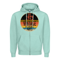 Seafoam Est 1973 Vintage All Original Parts Zipper Hoodie - Bettercallsaul