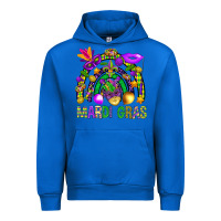 Cobalt Mardi Gras Rainbow Urban Hoodie - BundleAndBundleShop