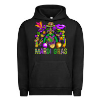 Pigment Black Mardi Gras Rainbow Urban Hoodie - BundleAndBundleShop