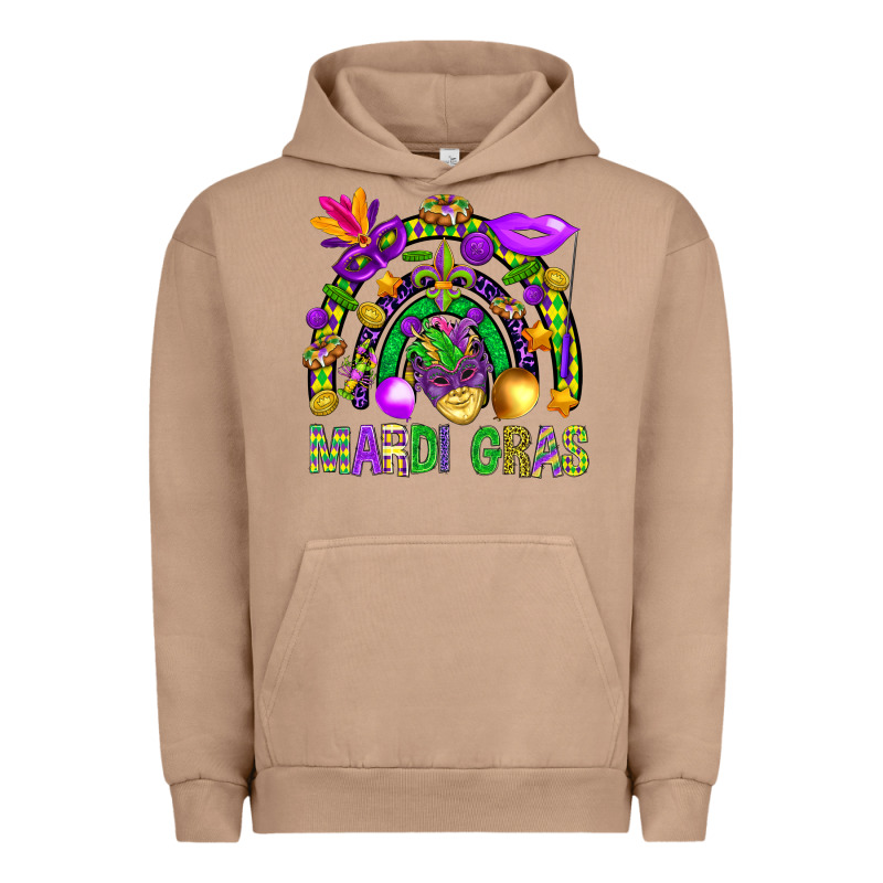 Mardi Gras Rainbow Urban Hoodie by BundleAndBundleShop | Teevron