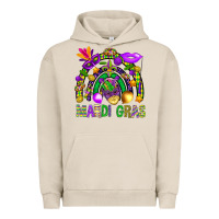 Pigment French Oak Mardi Gras Rainbow Urban Hoodie - BundleAndBundleShop