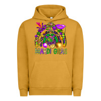 Pigment Peanut Butter Mardi Gras Rainbow Urban Hoodie - BundleAndBundleShop