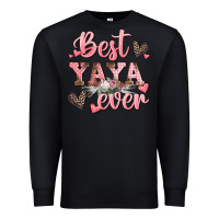 Black best yaya ever mother's day Premium Sweatshirt - CowGirlArtShop
