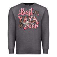 Charcoal Heather best yaya ever mother's day Premium Sweatshirt - CowGirlArtShop