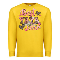 Lemon best yaya ever mother's day Premium Sweatshirt - CowGirlArtShop