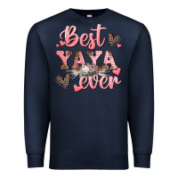 Navy best yaya ever mother's day Premium Sweatshirt - CowGirlArtShop